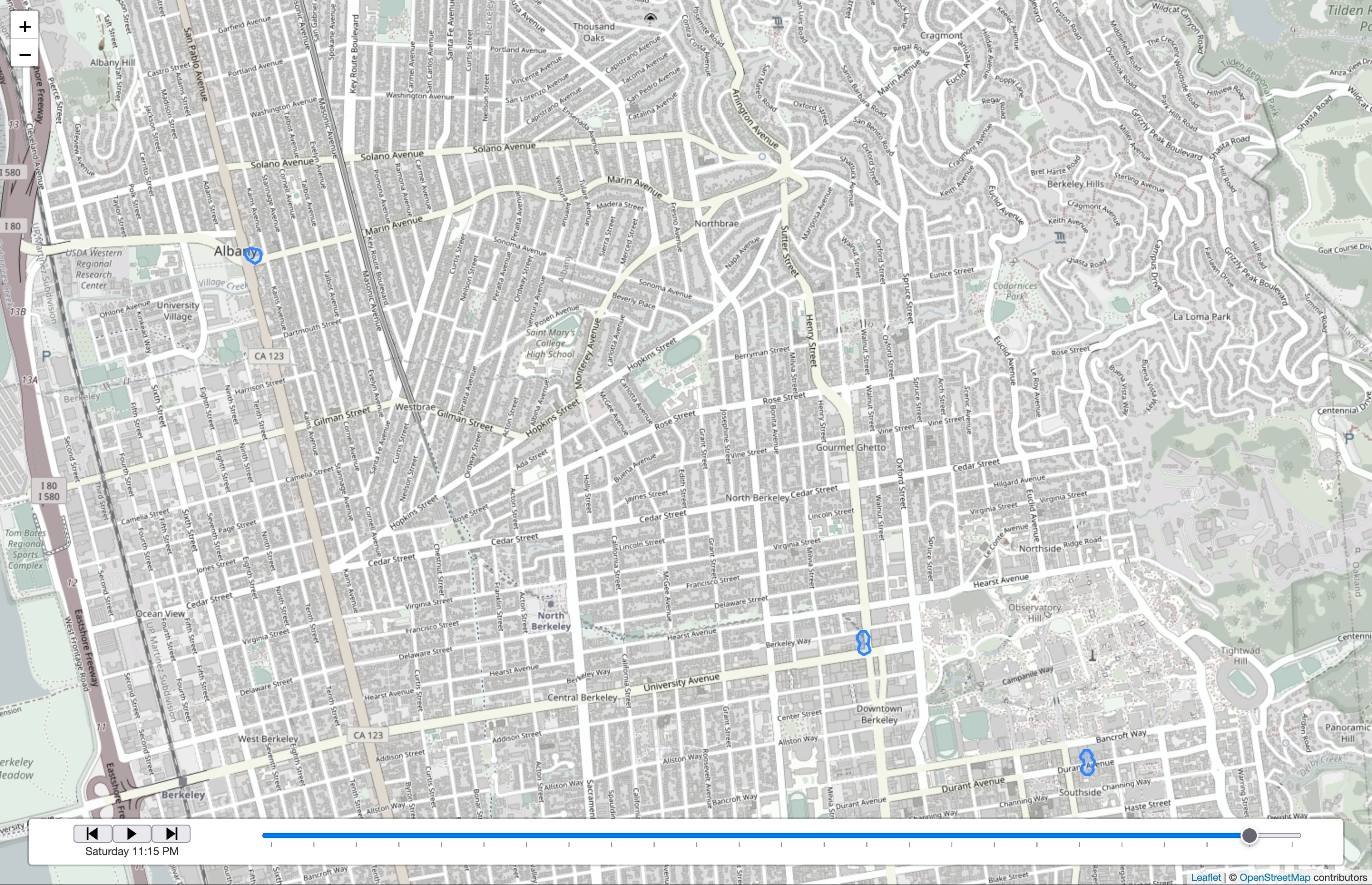 Open Now for Berkeley, 11 PM